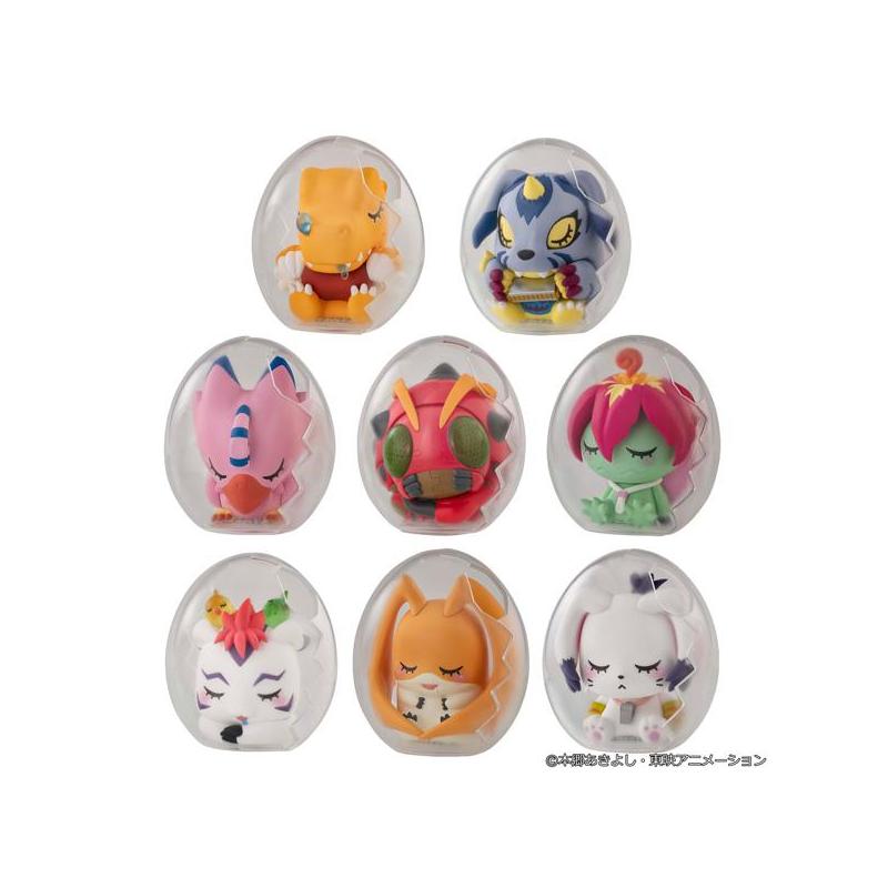 MEGA EGG FIGURE Digimon Adventure Good Night DigiColle! (Box / 8 pieces) | Megahouse