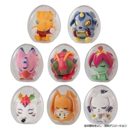 MEGA EGG FIGURE Digimon Adventure Good Night DigiColle! (Box / 8 pieces) | Megahouse
