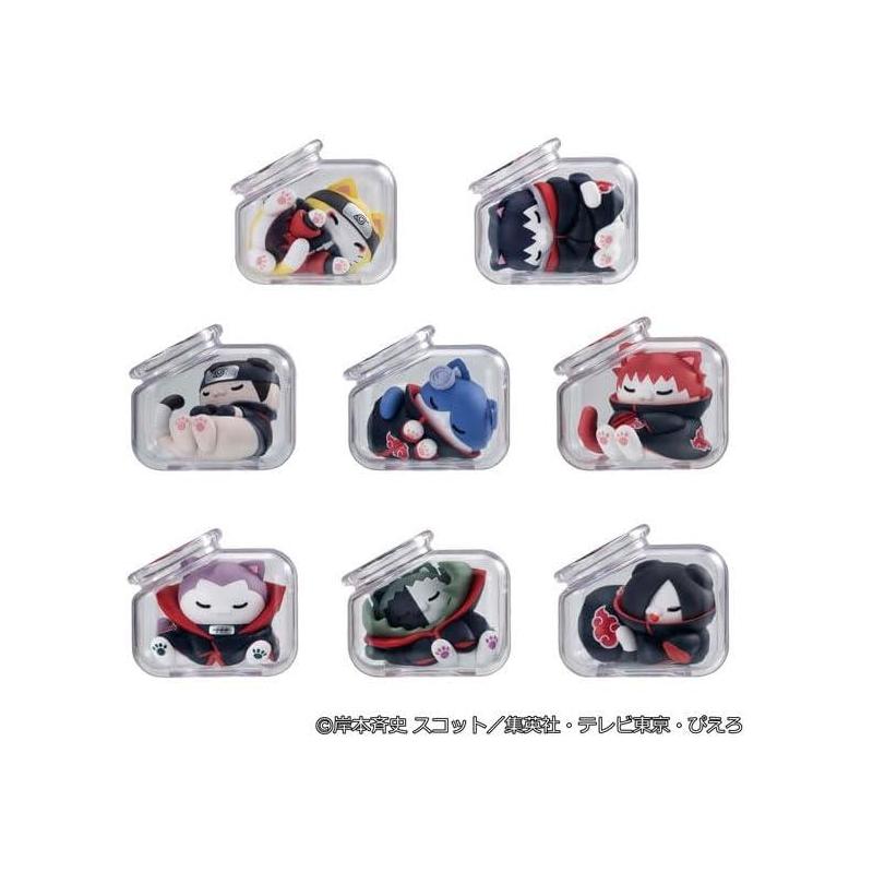 MEGA CAT PROJECT NARUTO -Shippuden- Good Night Nyaruto! Akatsuki Assemble Edition Part 1 (Box / 8 pieces) | Megahouse