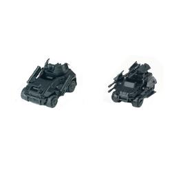 3 MIN PROJECT SERIES BOBCAT & PORCUPINE 1/18 SCALE PLASTIC MODEL KIT (BLACK) | SHEIK MAINLAND