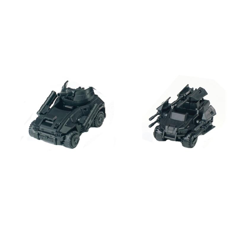 3 MIN PROJECT SERIES BOBCAT & PORCUPINE 1/18 SCALE PLASTIC MODEL KIT (BLACK) | SHEIK MAINLAND