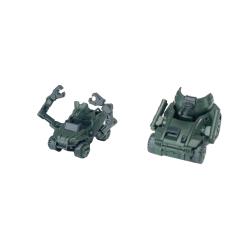 3 MIN PROJECT SERIES BOBCAT & PORCUPINE 1/18 SCALE PLASTIC MODEL KIT (GREEN) | SHEIK MAINLAND
