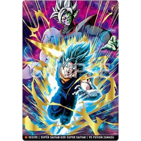 Itajaga Dragon Ball - 10–22 (SR) - Vegito (God SSJ) VS Gattai Zamasu | Bandai