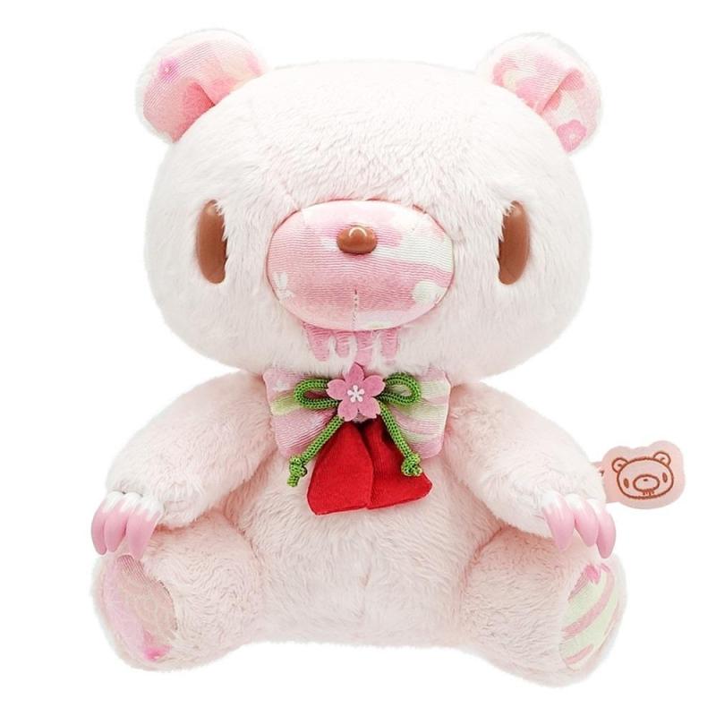 GLOOMY The Naughty Grizzly Tenori Enshrinement Plush Japanese Pattern Cherry Blossoms Pink 8203-610 | Ost